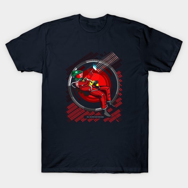 2001 A Space Odyssey Abyss T-Shirt by shieldjohan